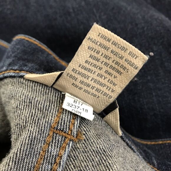 Duluth Trading Womens Jeans Size 14 Dark Wash Stretch Comfort Mid Rise Straight - Picture 11 of 11